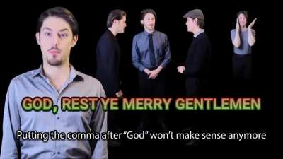I couldn't figure out where the comma(s) in 