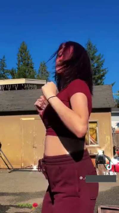 Dancing to the news of her daughter being permanently disabled
