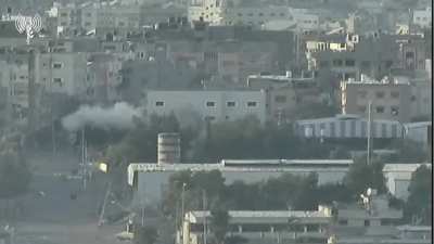 IDF M270 guided MLRS strikes on targets in Gaza today (October 16, 2023)