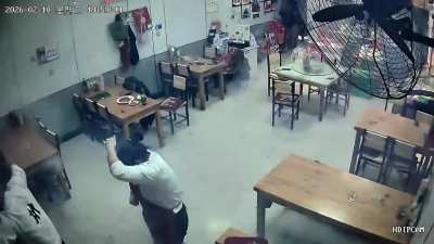 This kid ignited fireworks indoors.