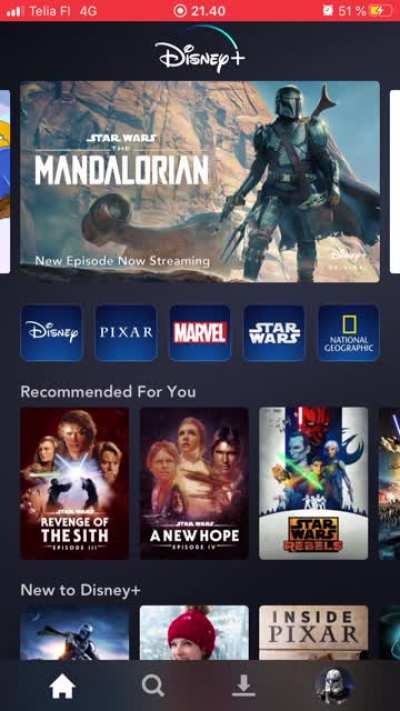 I guess pornhub is better than disney+