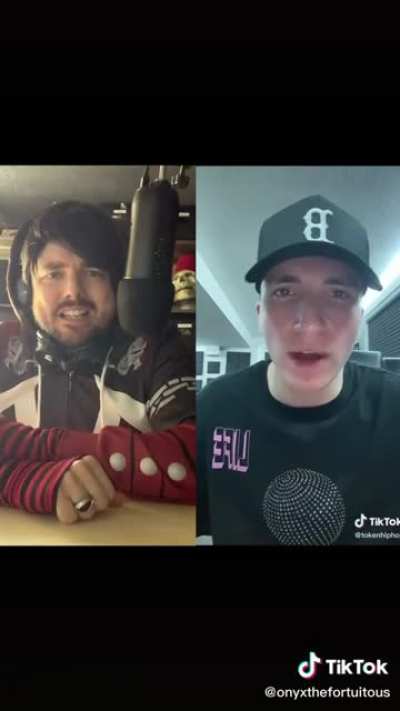 The “notice me Senpai” guy rapping with Token