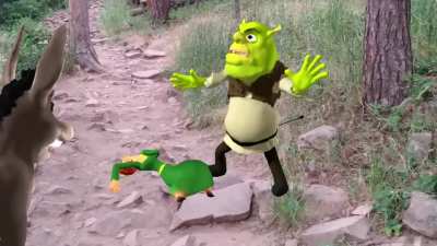 Perfectly cut SHREK
