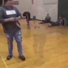 Guy takes knee prank too far
