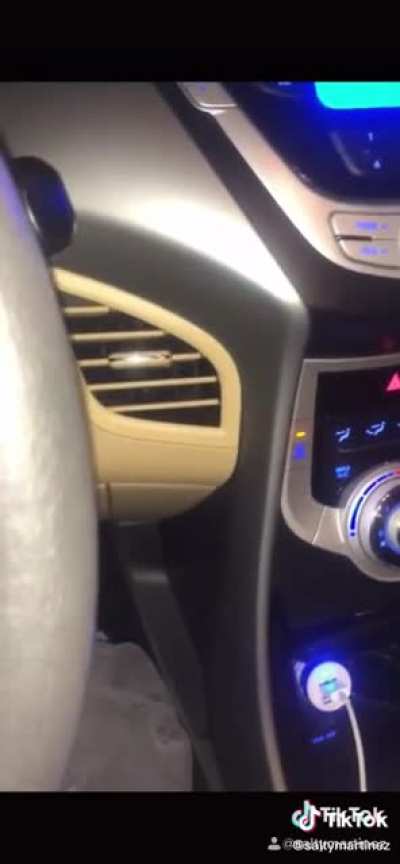 Let me just get out of this moving car