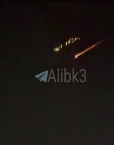Cluster munitions over central Israel (March 8, 2026)