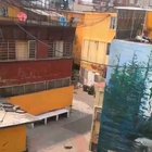 Respetando la cuarentena en el barrio