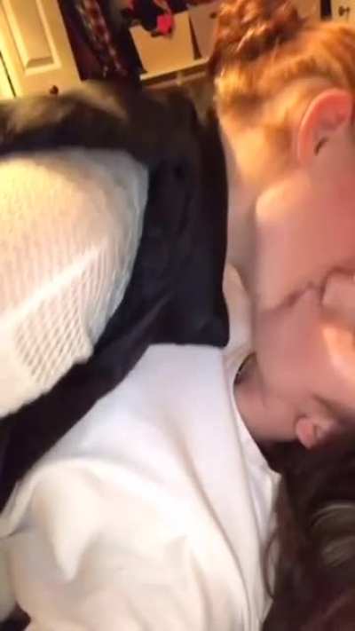 Kiss and peck