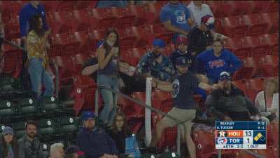 [Highlight] Jays fans in Buffalo enjoy themselves Buffalo style during a blowout