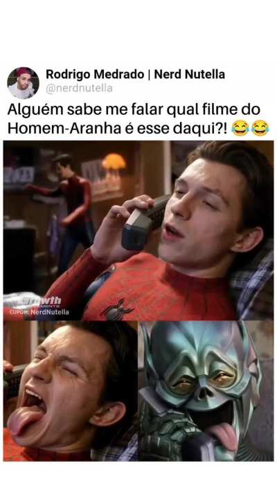 Alguém sabe me falar qual filme do Homem-Aranha é esse daqui?!