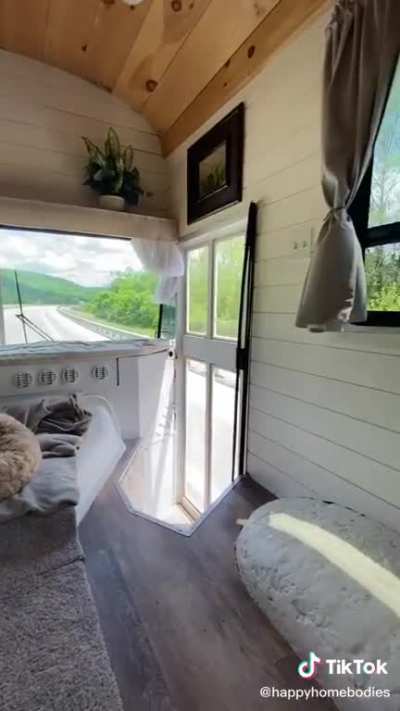 This School Bus Converted Into A Home