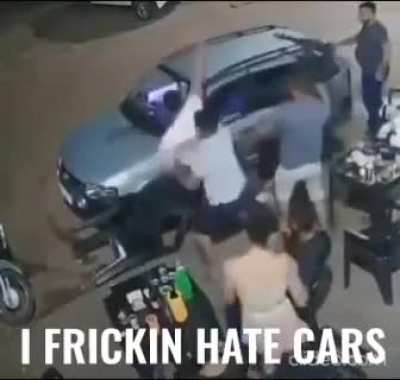 Sniff Paint Thinner = Start Hating Cars 😡😡😡🤬😤🚙🚫
