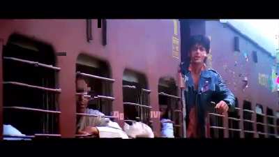 Man has an excellent chemistry with trains! 