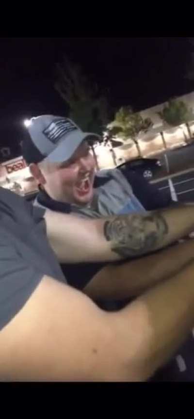 parking lot trash