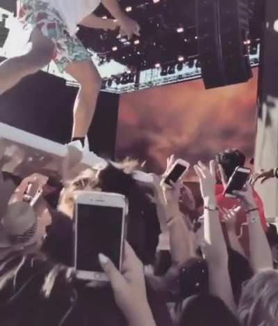 Coachella 2018 (coming, going playing in the background)
