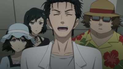 Don't even need the subs to hear what he's saying lmao [Steins;gate]