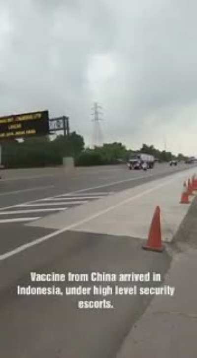 China’s Vaccine arrived in Indonesia