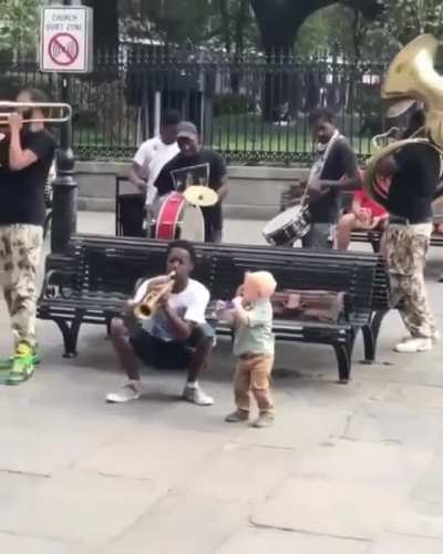 Little man be jammin'