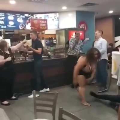 She manhandled him