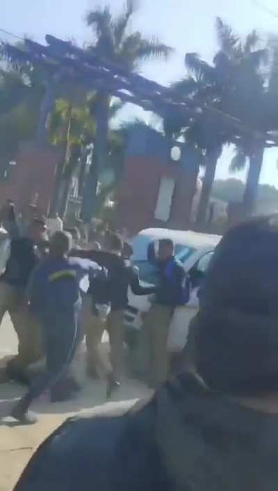 Different College NCC boys fight outside Graphic Era pt1