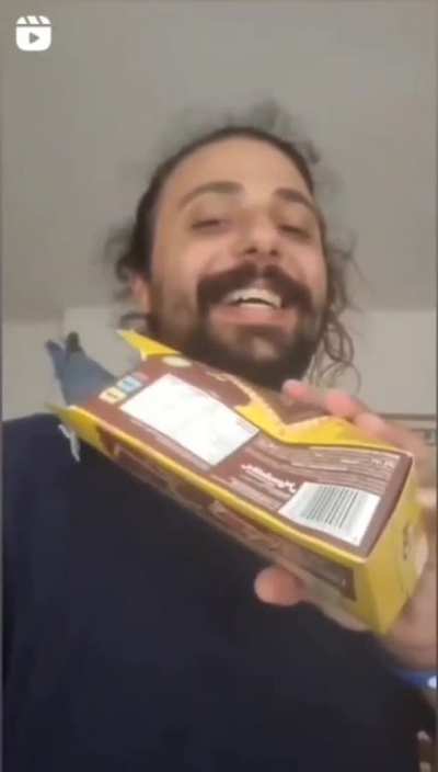 just a man & his birb!