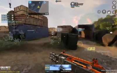 Nuke and EMP called in together. Would be cool if they added an animation like this in the future
