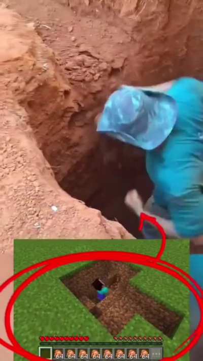 Mining dirt