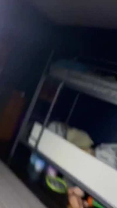 I walked into my little brothers room at night since the light was on