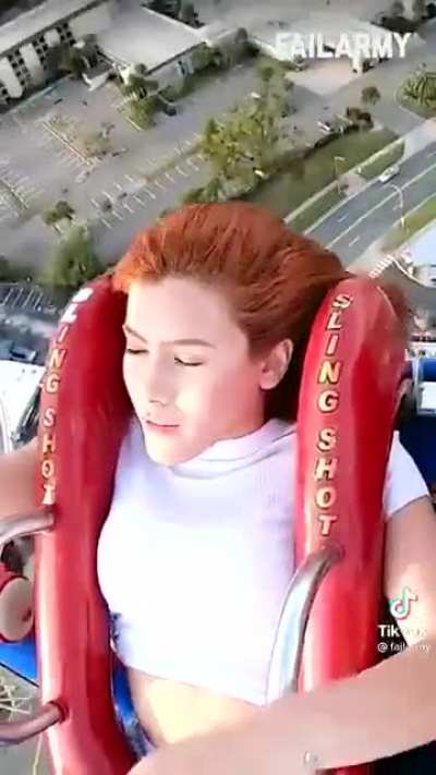 A literal rollercoaster of emotions: scared, sleepy, happy, back to scared