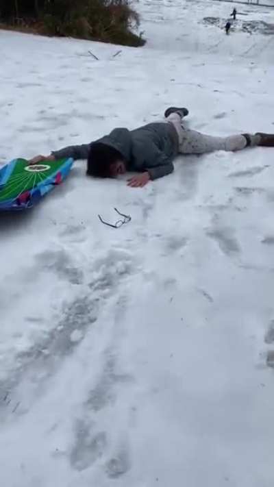 Sled crayon