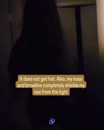 A man transformed his eye in a torch after losing it because of cancer
