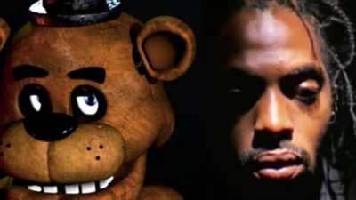 No way Freddy Fazbear is rapping with coolio !?