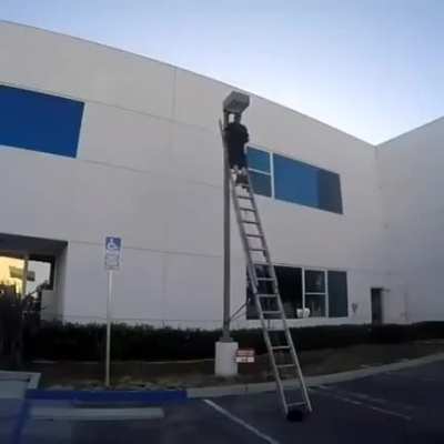 ... to fix this light post