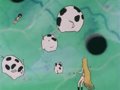 Spherical Cow (circa 1978, colored)