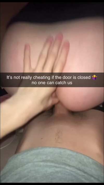 it’s not cheating if we can’t get caught ;)