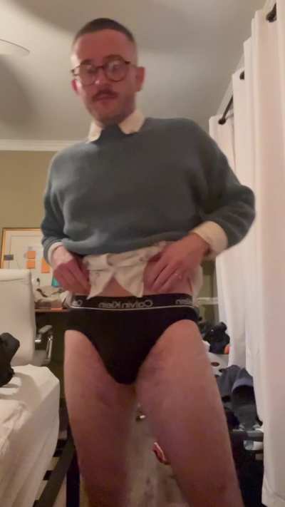 Wish I had someone to chat with while undressing after work