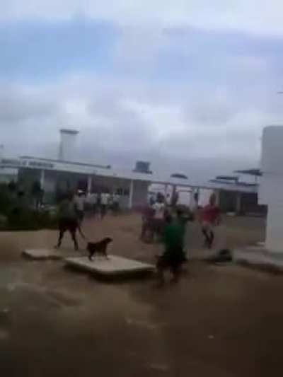 O servente desafiou o patrão