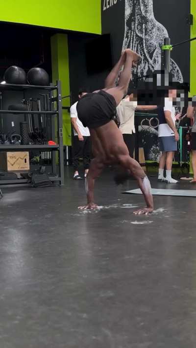The art of calisthenics at its highest level. (source link in description)