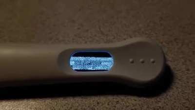 Doom running on a pregnancy test.