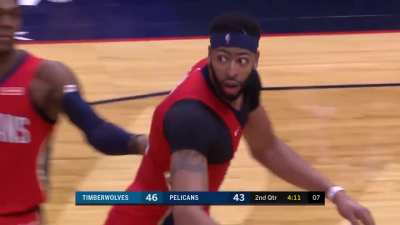 [Highlight] AD gets 2 quick tech's in a row. Then proceeds to go berserk on the refs. Demarcus Cousins has to hold him back from an assault charge