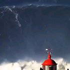 Surfing a 150 feet wave.