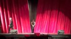 My friend drew a perfect circle for our talent show. (Repost because it was taken down by mods sorry)
