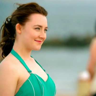 Saoirse Ronan teases you by stripping and then sees enormous bulge in your shorts ...💦💦<wbr>🔥🔥