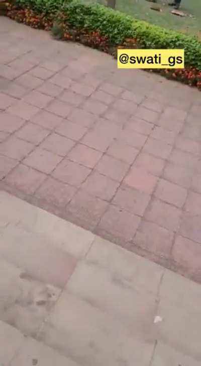 [SwatiGS] Students at govt-run Jamia Milia Islamia stopped from playing Holi with slogans of Allah Akbar and Naara E Takbir Video from the campus yesterday. A day earlier, appeals were made to not celebrate festival of “disbelievers”