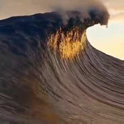 Waves touching the clouds