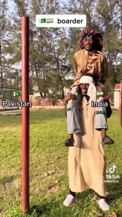 Why do the borders only have poles?