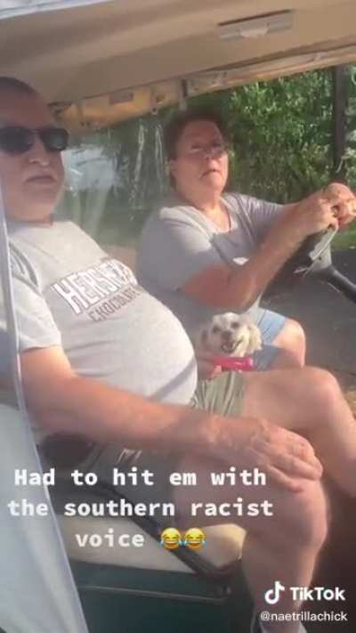 Two women swerve a karen like experts, fake southern accent and all