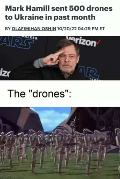 3,000,000 Battle Droids of Mark Hamill