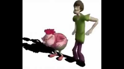 Oh no, quick! Give Carl and Shaggy the first digits of your credit card so they can stop dancing!