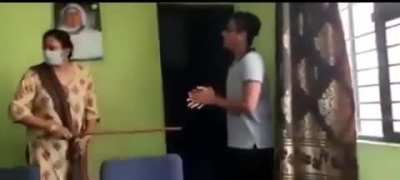 These 2 students had been cursing this teacher in their online classes. Thoughts ?